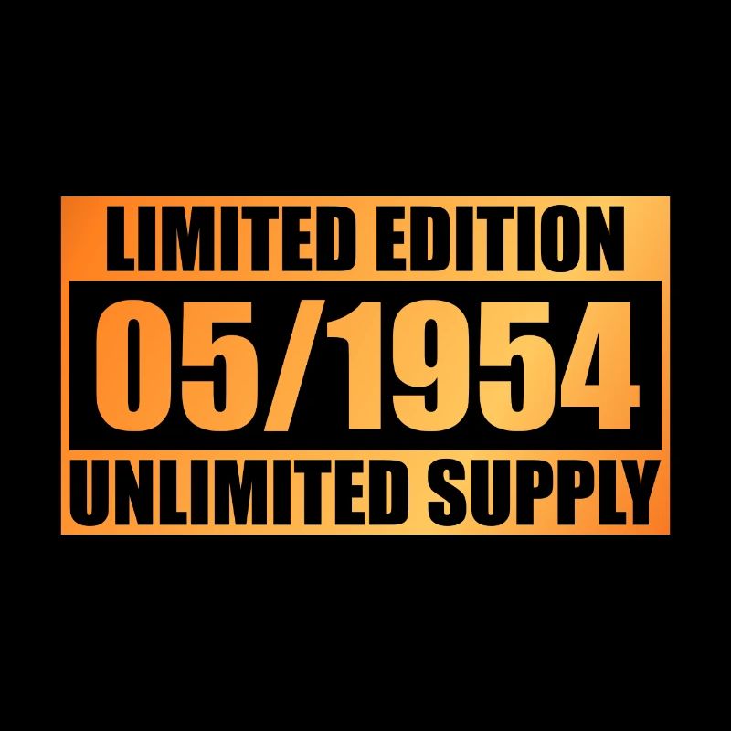 70e anniversaire édition limitée - ꝏ approvisionnement 05/1954