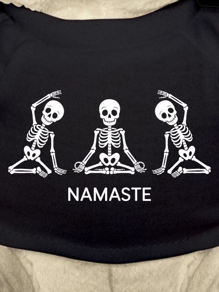 Namaste Skeleton Yoga