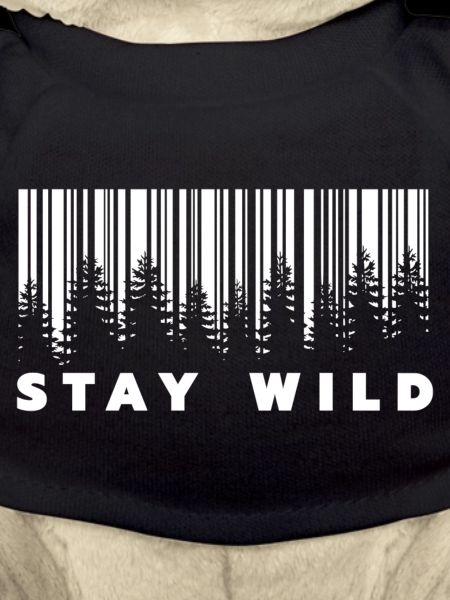 Stay Wild Forest Barcode 