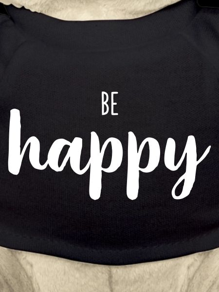 Be Happy – Positives Wortdesign