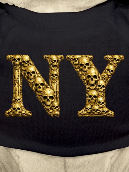 Golden Skull NY Monogram