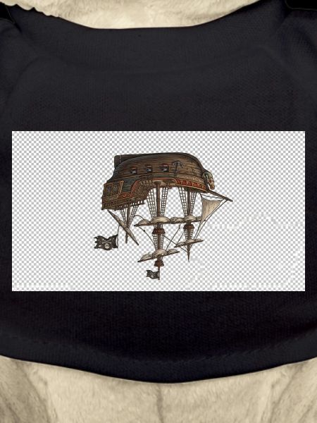 Fantasme de dirigeable steampunk