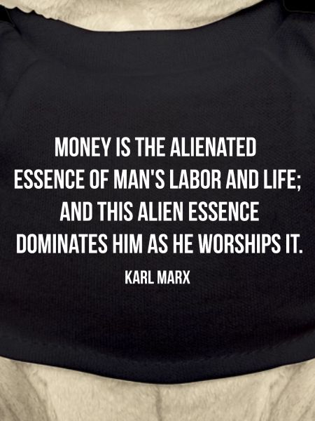 Karl-Marx-Zitat über Geld