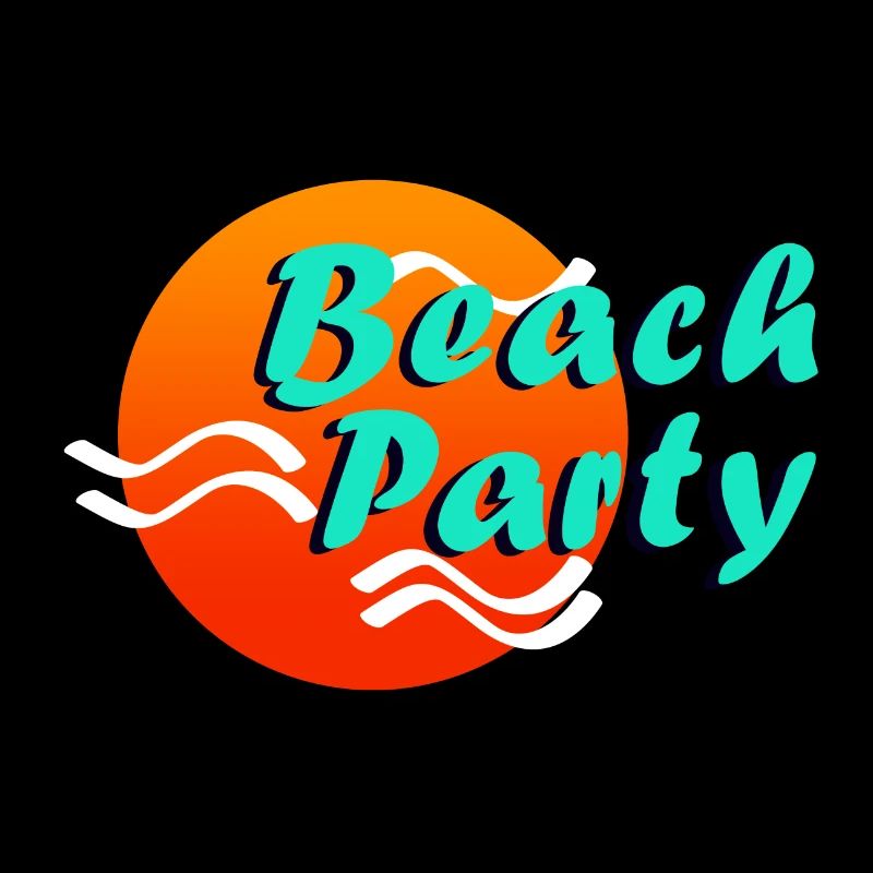 Fête sur la plage