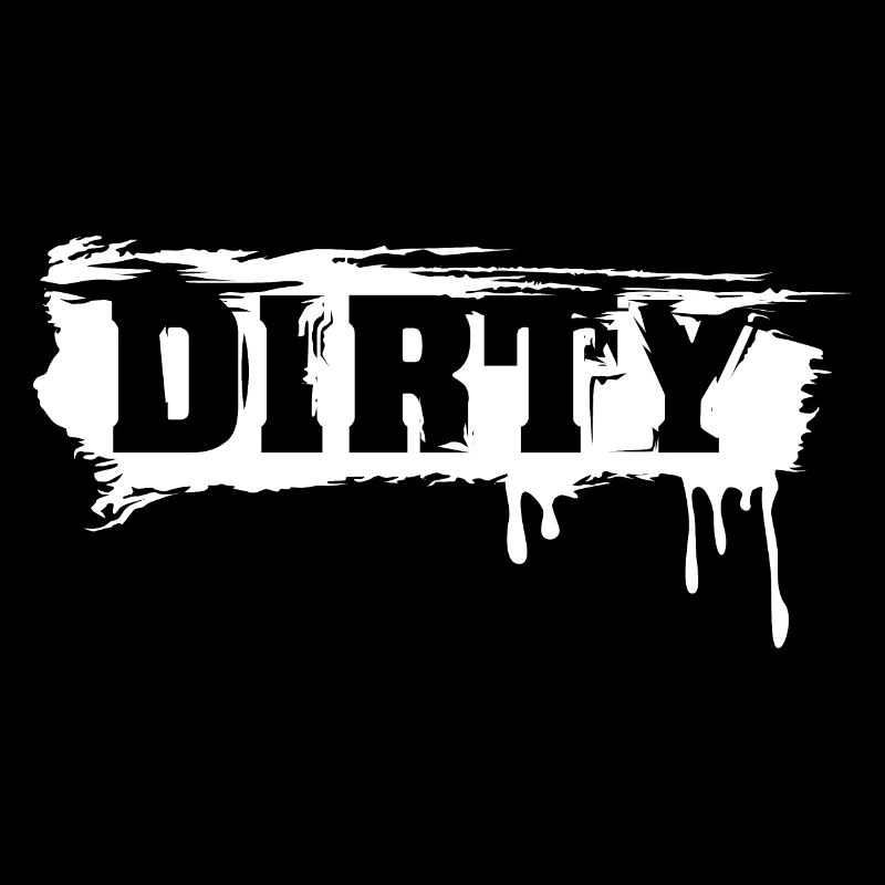 Badty Brush Lettering Graffiti Used Look