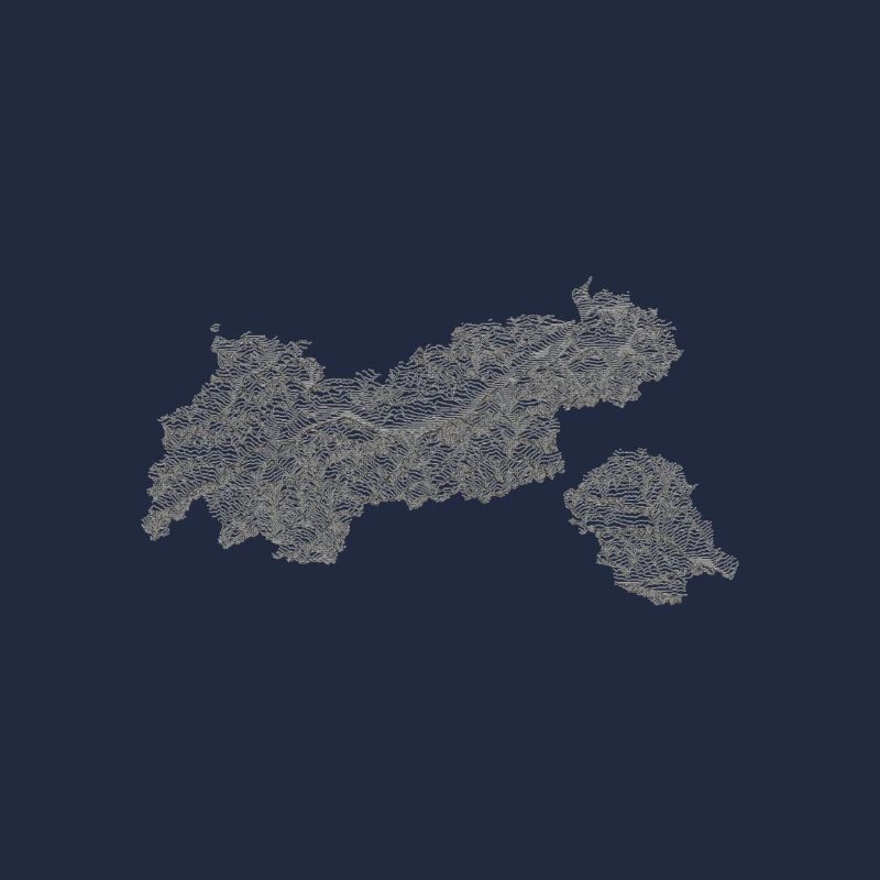 Tyrol Topography Map Mountains