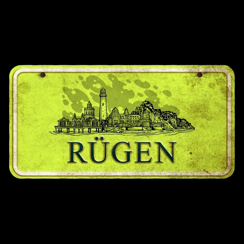 Rügen Vintage Schild