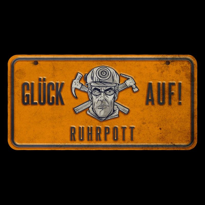 Glück auf Ruhrpott Schild