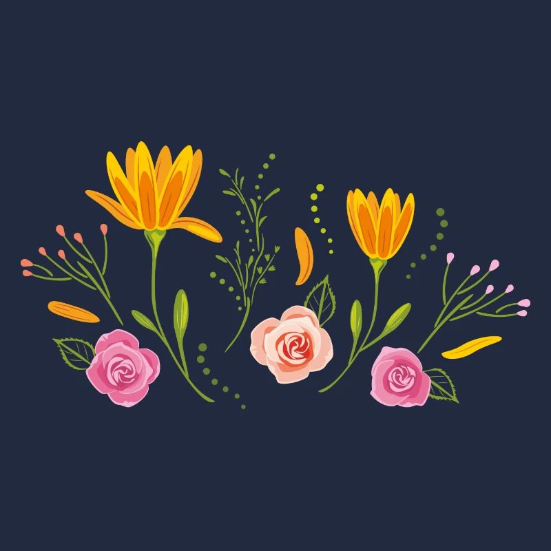 Blühende Blumen