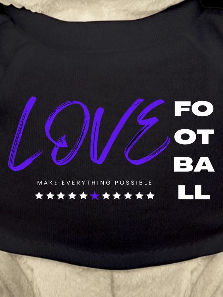 Love football blue