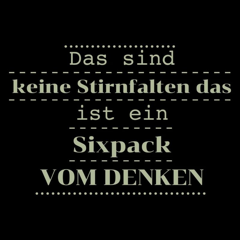 witziger spruch sixpack