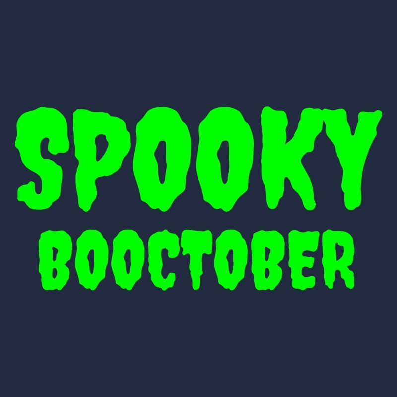 Spooky Booctober Jack-O'-Lantern Design