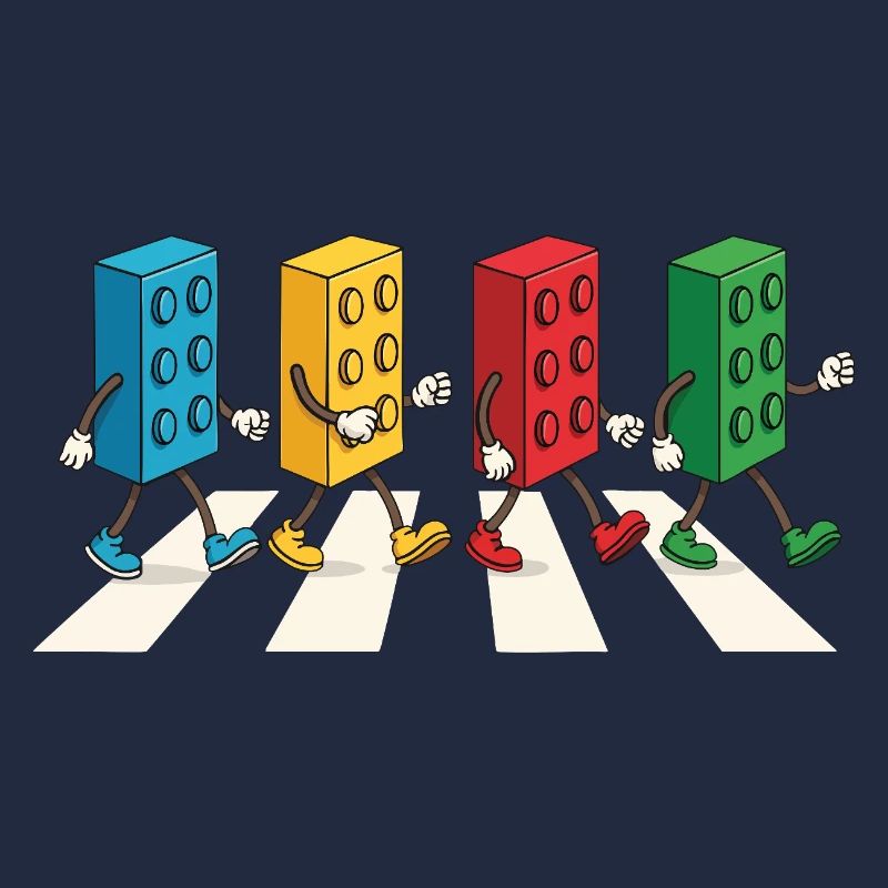 Zebra Made Of Bricks Creative Block Builder