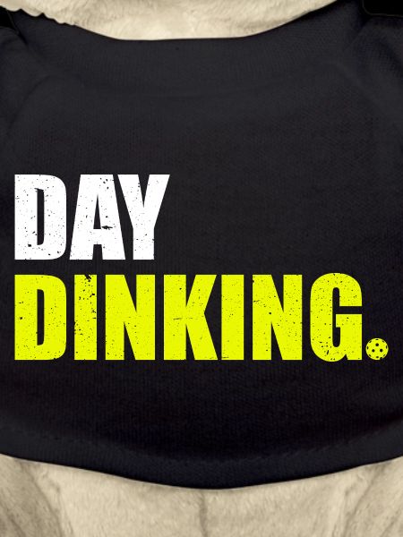 Day dinking funny pickleball player