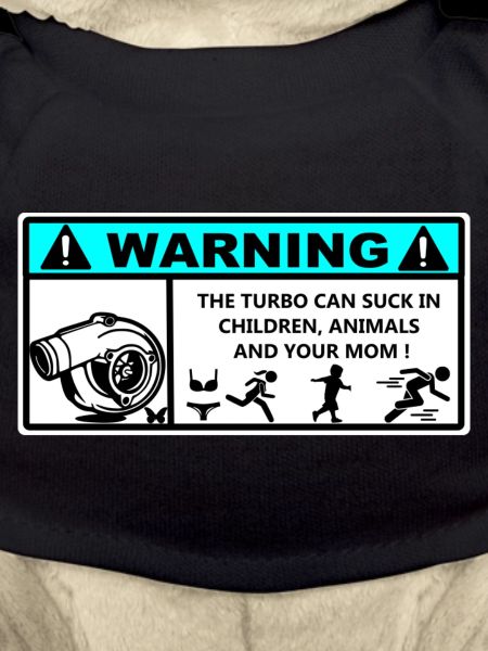 Danger Turbo Sticker
