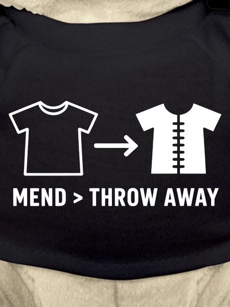 Mend Throw Away Visible Repair