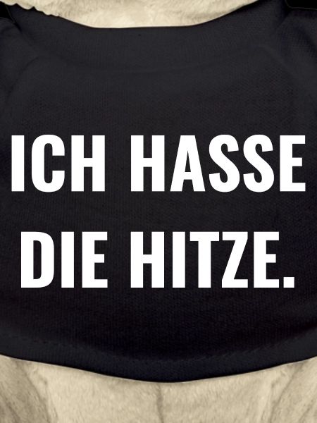 Ich hasse die Hitze.