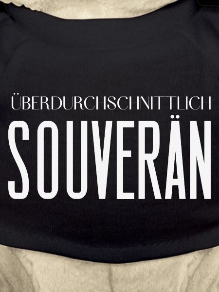 Überdurchschnittlich souverän – Statement Motiv