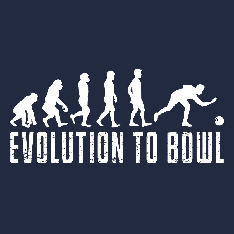 Bowling Evolution To Bowl Sport Gift Idea