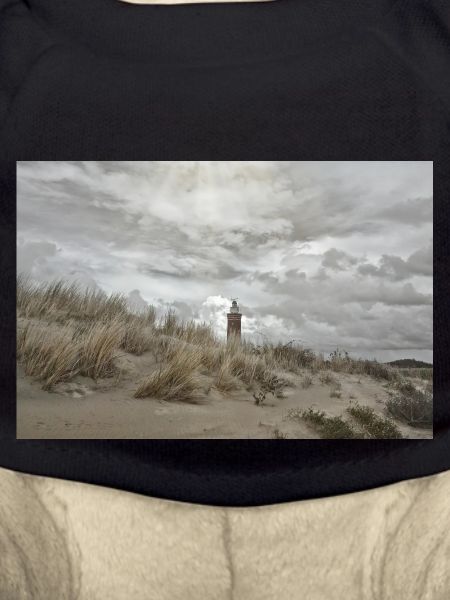 Lighthouse behind the dunes