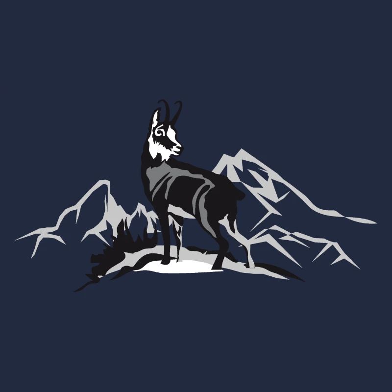 Gams devant le Watzmann