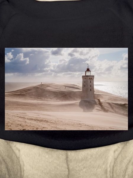 Tempête de sable au phare