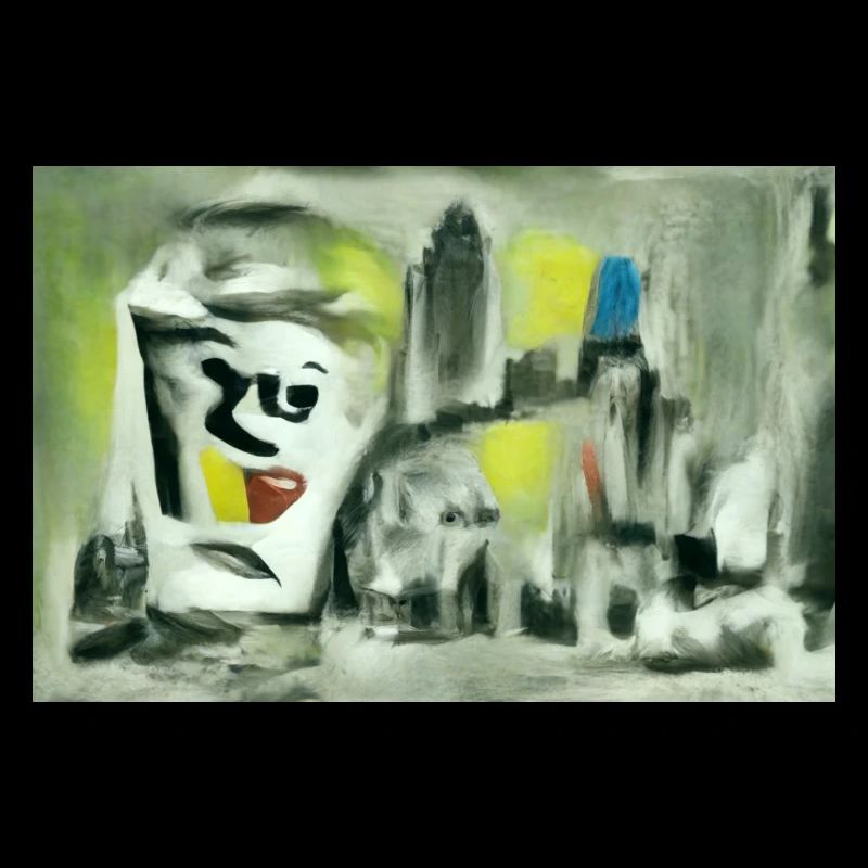 Abstaktes Bild -The City flows