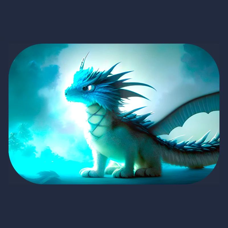 Grummliger kleiner Drache