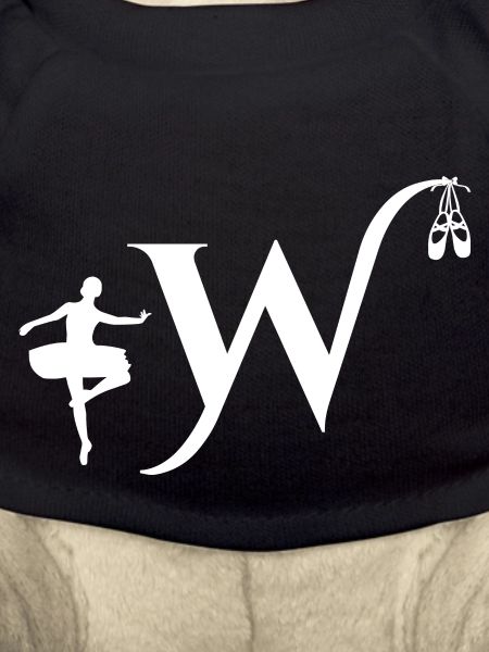 Letter w ballerina