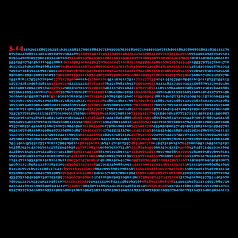 Pi T-Shirt 3,14 Pi Number Symbol Geek Math Lover