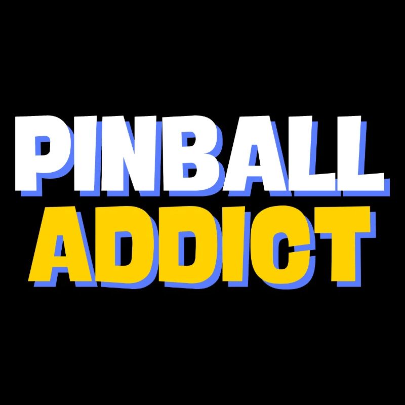 cool Pinball Addict lettering