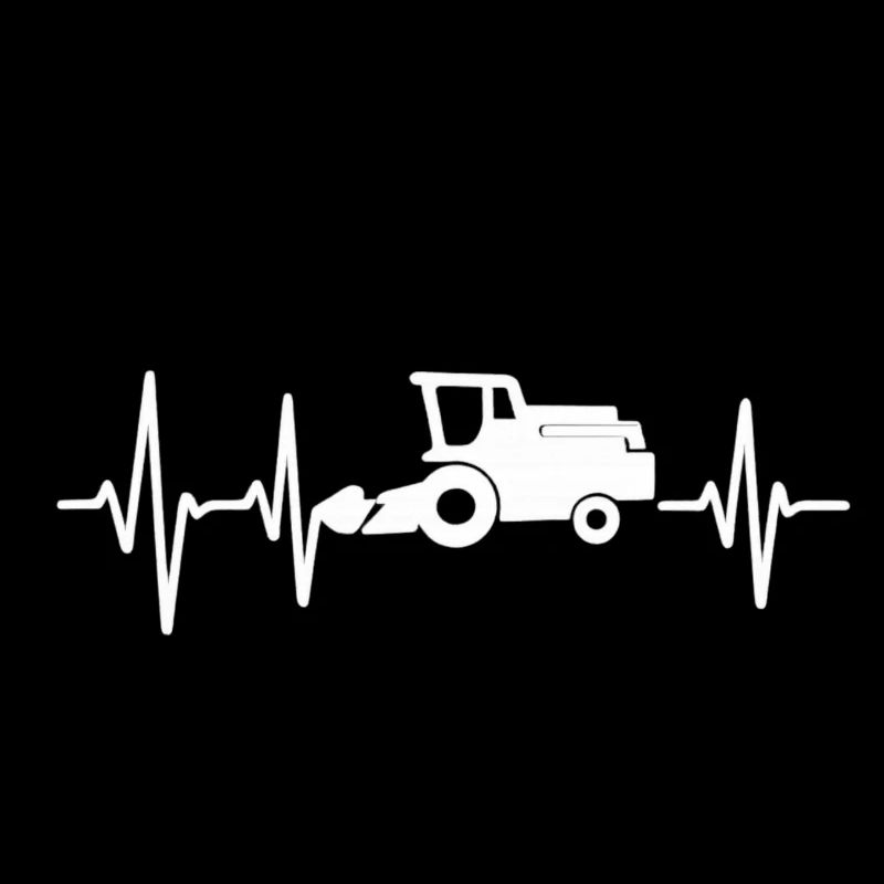Heartbeat Combine - Conception d’art au trait d’agriculture
