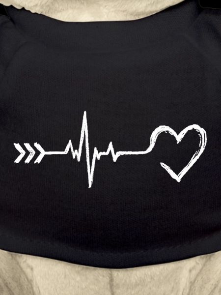 Pulse Arrow Heart Line Art