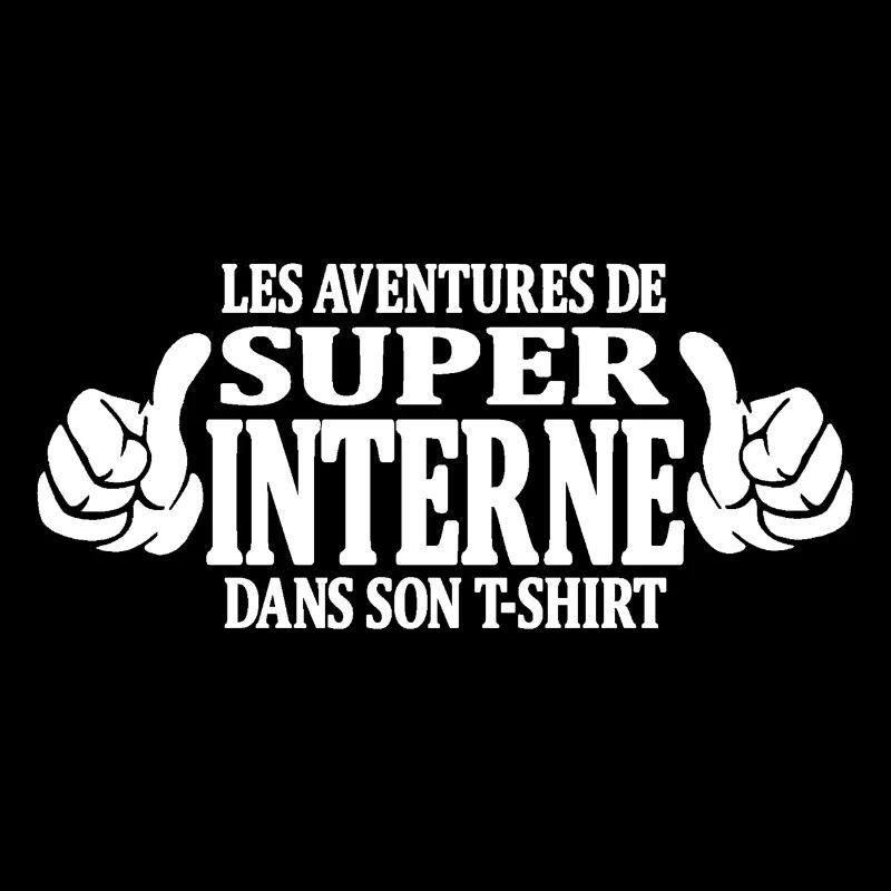 Les aventures de super interne dans son T-shirt