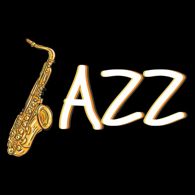 JAZZ Saxophone Saxophonist Shirt Gift