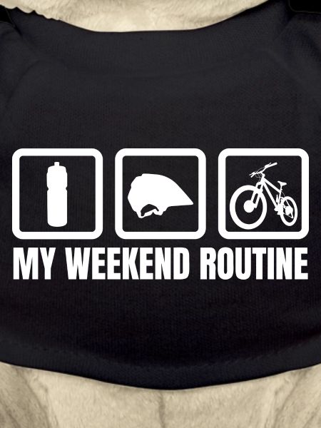 Mountainbike Wochenendroutine
