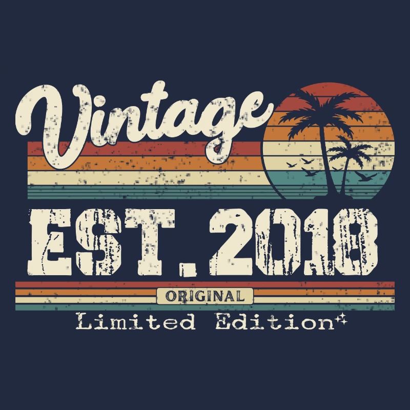 2018 Vintage Vintage Retro Geburtstagsgeschenk