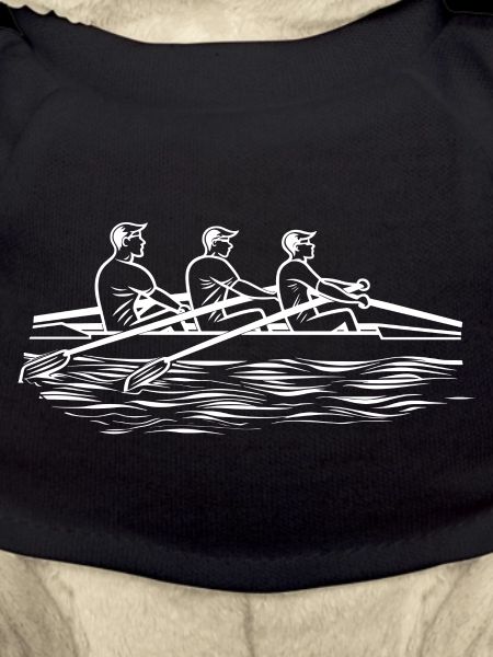 Rowing Team Line Art