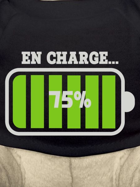 Battery at 75% charge