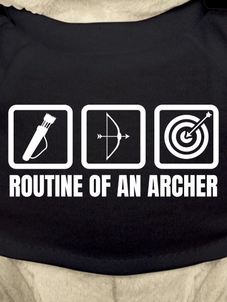 Routine of an archer