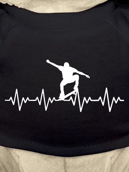 Skateboarder ECG Heartbeat