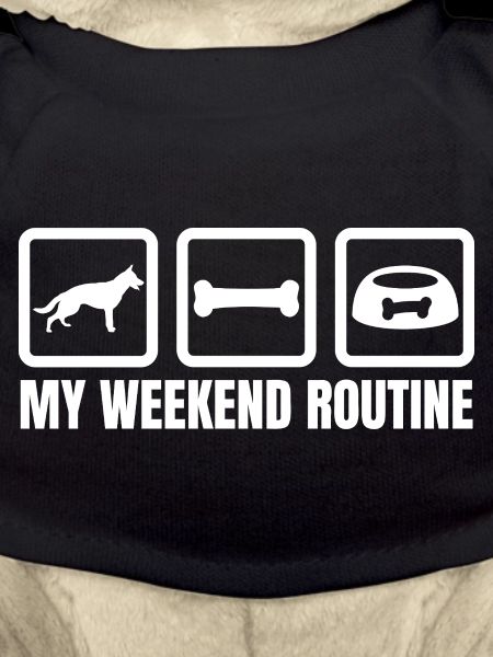 Ma routine du week-end