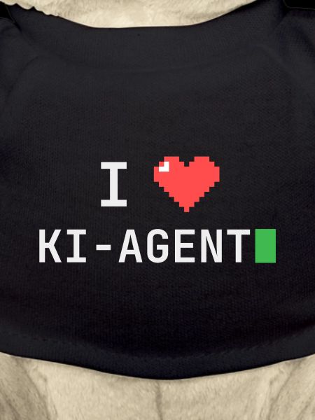 I ♥ KI-Agent – Terminal Pixelherz