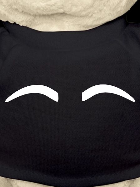 Eyebrows white smooth