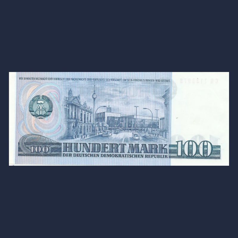 100 marks de la RDA