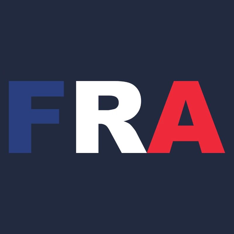 Frankreich Flagge ISO Code FRA EU