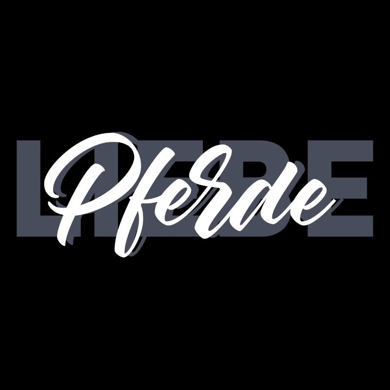 pferdeliebe grau