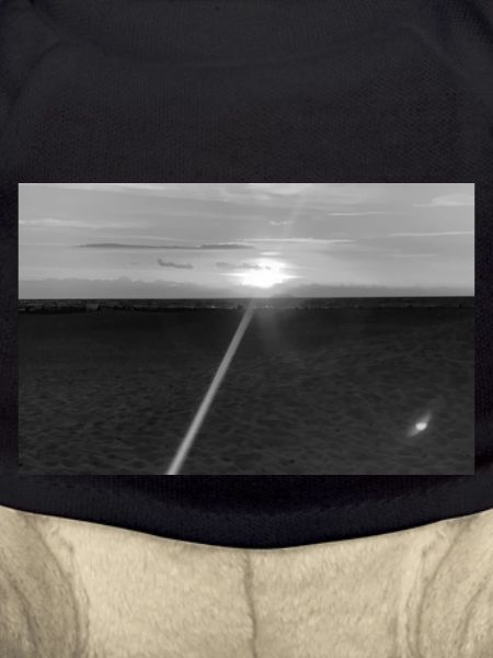 Beach Black and White