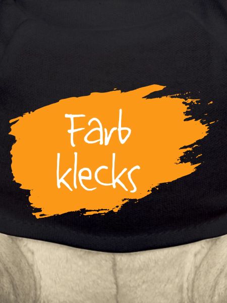 Farbklecks orange