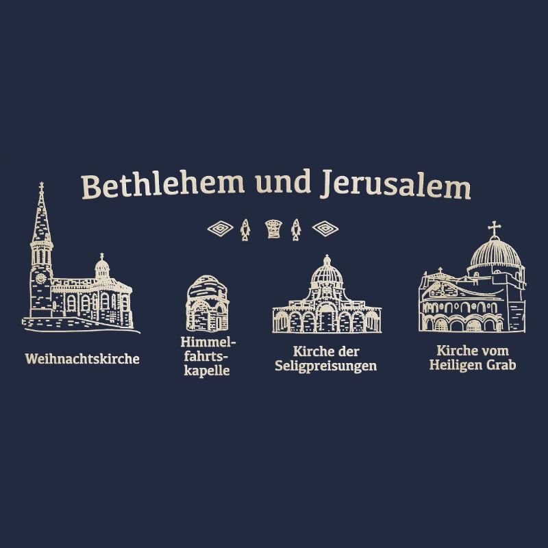 Bethlehem, Jerusalem, heilige Orte. Grabeskirche